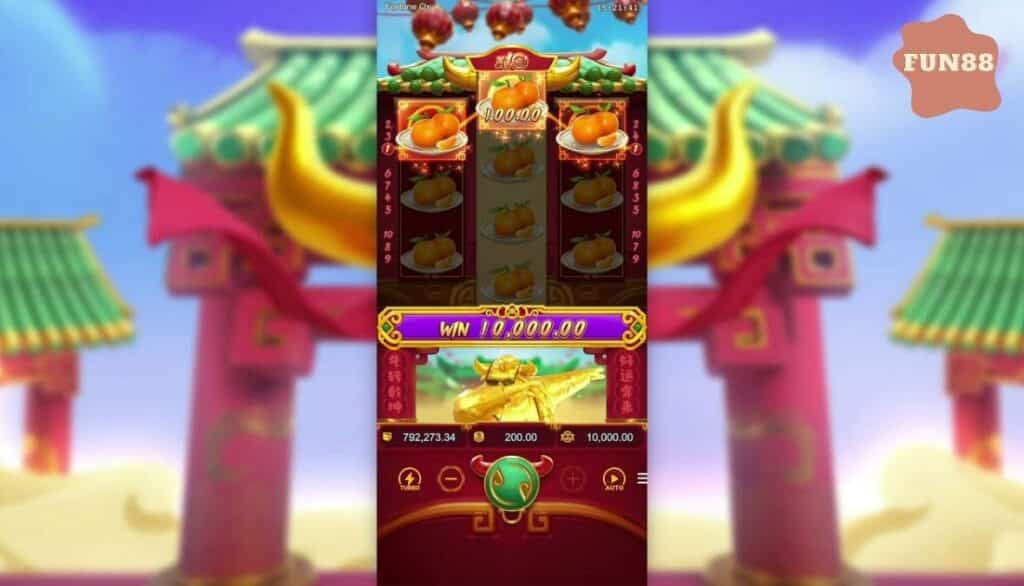 Chơi cược Chú bò may mắn thắng lớn