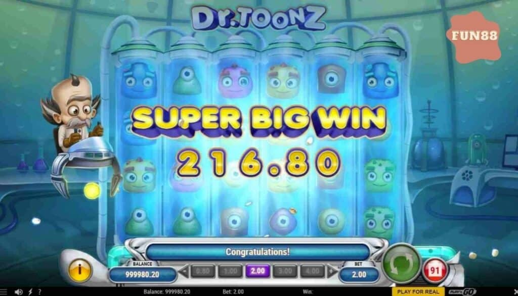 Chơi game slot Dr. Toonz Fun88