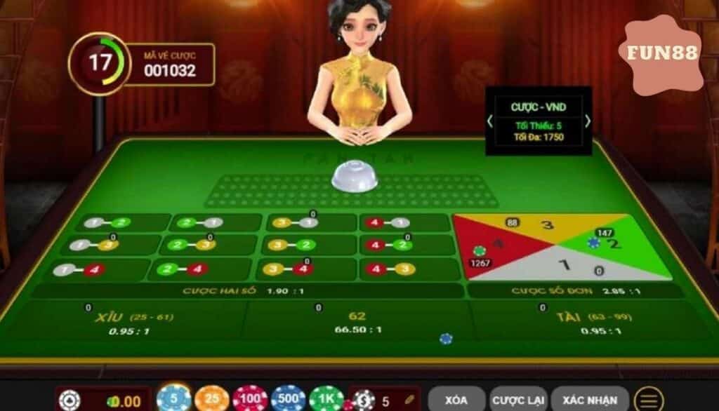 Các kèo cược Fantan