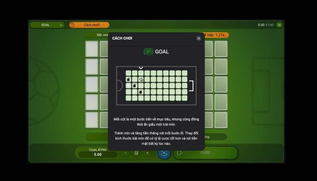 Luật chơi Goal