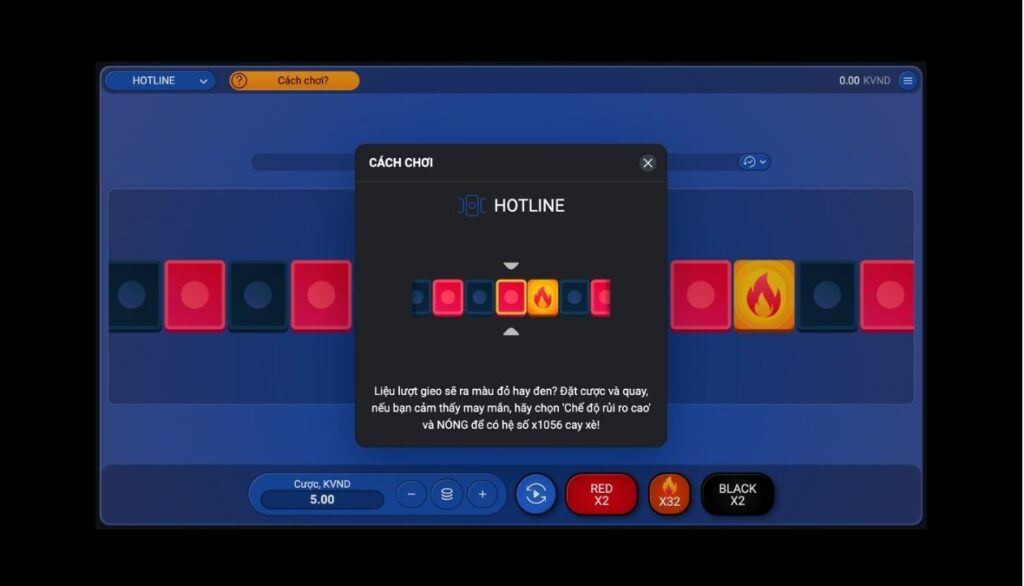 Luật chơi Hotline