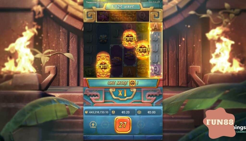 Chơi cá cược Kho báu Aztec Fun88