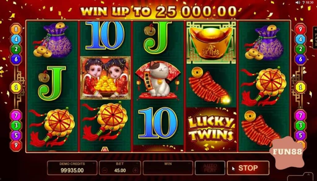 Chơi cá cược Lucky Twins Fun88
