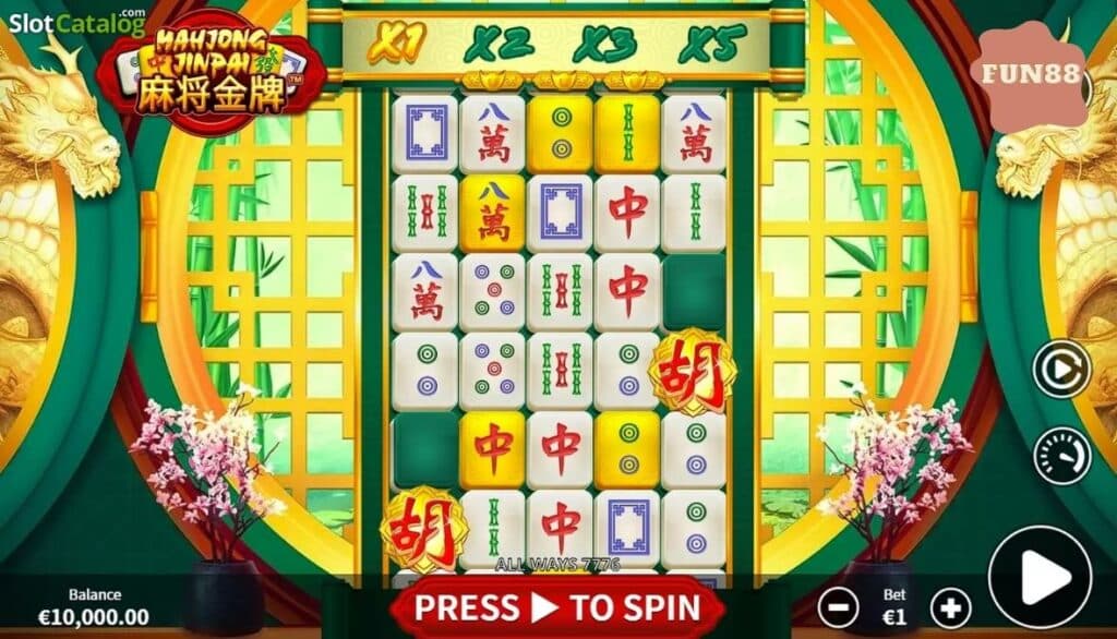 Chơi cá cược Mahjong Jinpai Fun88