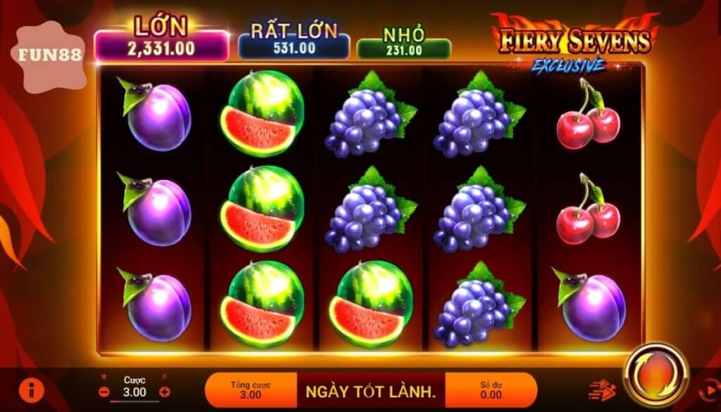 Cá cược số 7 rực lửa Fun88