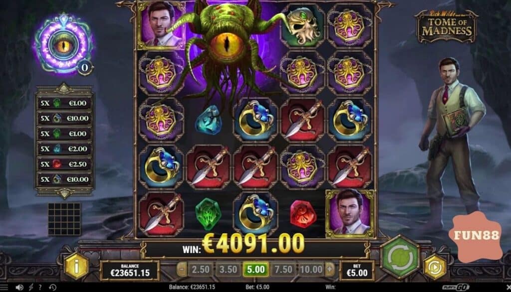 Cách chơi Cuốn sách điên cuồng Fun88