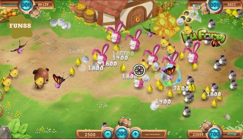 Cách cá cược Fu Farm tại Fun88