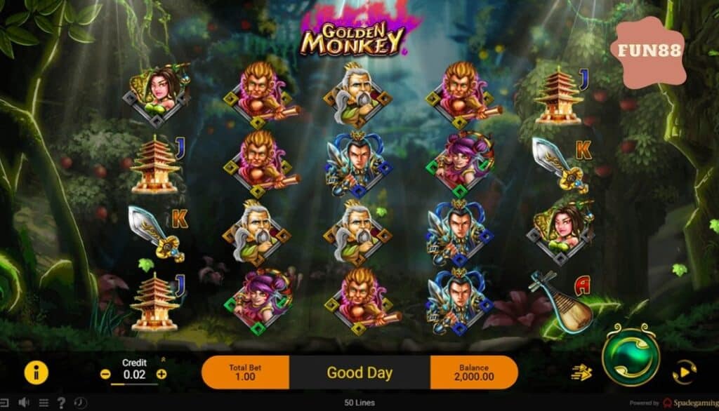 Chơi Golden Monkey tại Fun88