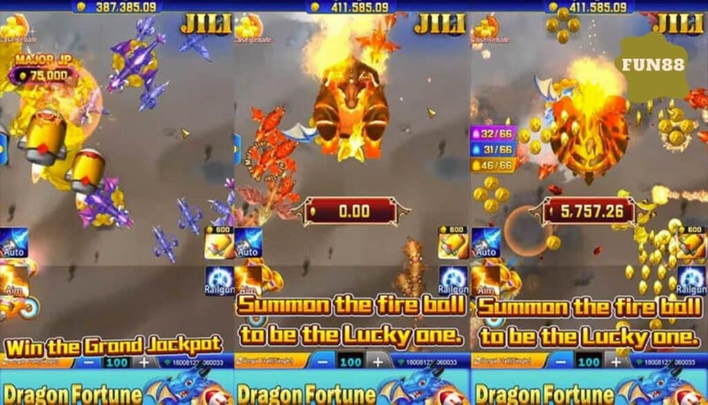 Cách chơi Vận May Rồng Fun88