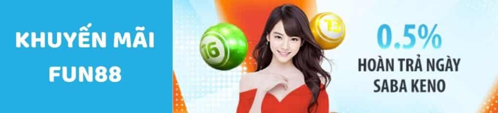 Hoàn trả xổ số Fun88